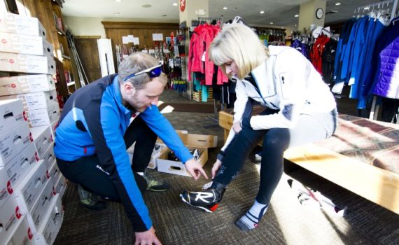 Custom Nordic Skate Ski Boots at Jans and White Pine Touring