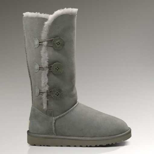 black and white photo of UGG sheepskin boots