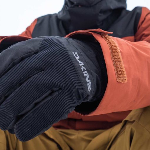 A close up of gloves taking up the whole frame