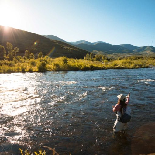 Spring Wade Fly Fishing in Northern Utah