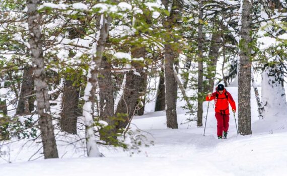 Jans Expert Scott House backcountry skis near Park City, UT.