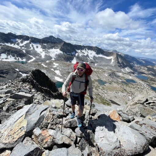 trekking poles add stability to hikes