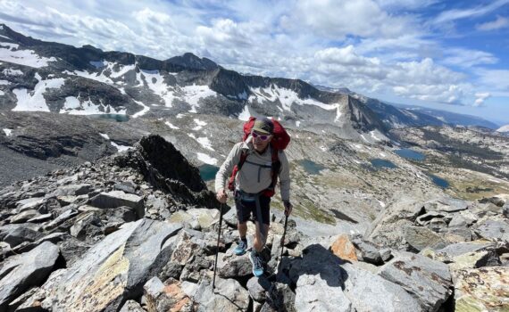 trekking poles add stability to hikes
